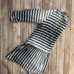 Striped Peplum Tank